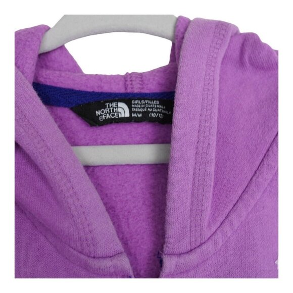 Girl's The North Face Purple Sweatshirt Hoodie Size M - Picture 7 of 9